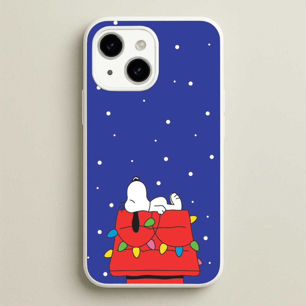 Cartoon Beagle Fairylights Phone Case