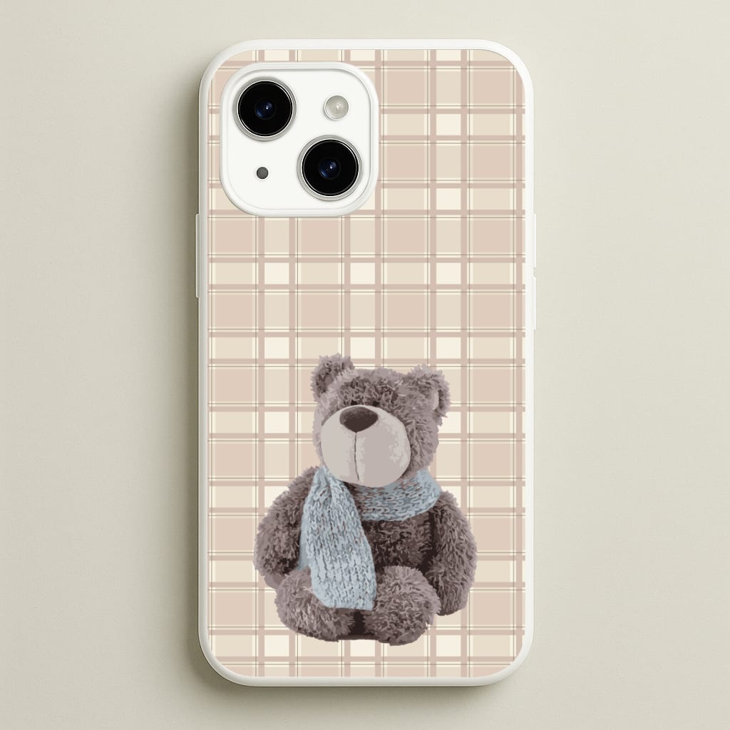 Tartan Teddy Bear Phone Case