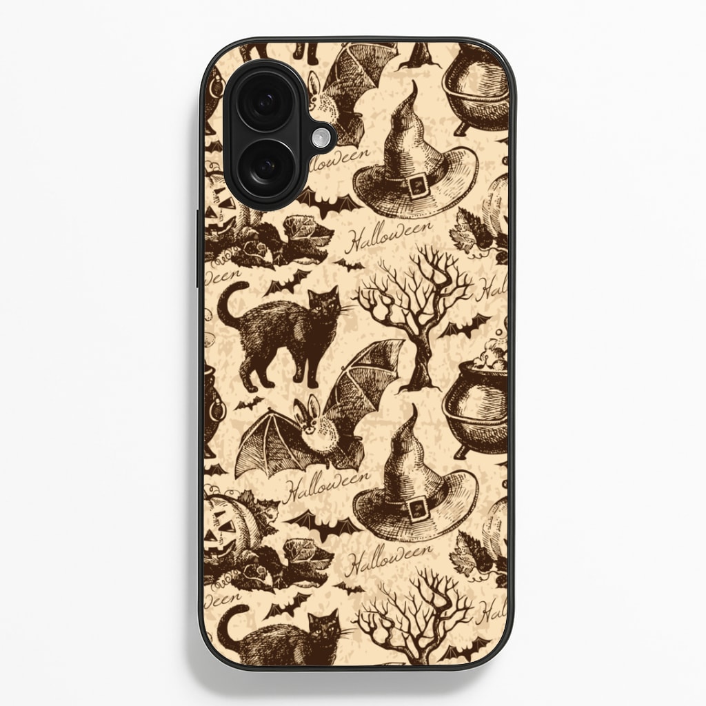 Vintage Halloween Pattern Phone Case