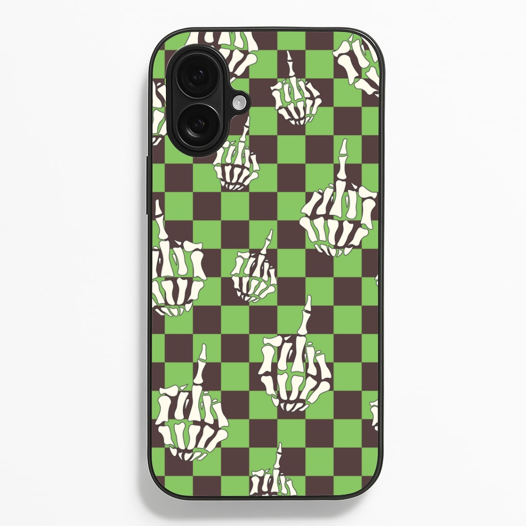 Green Middle Finger Phone Case