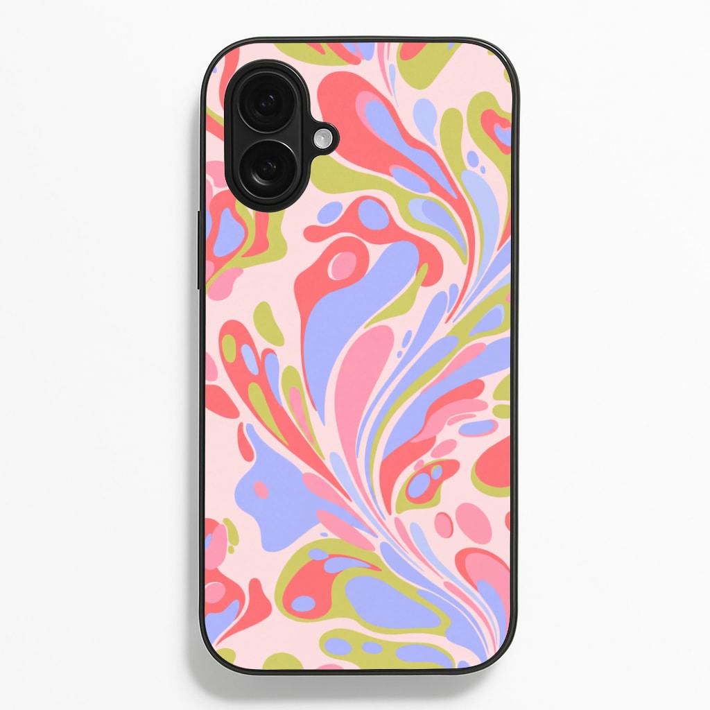 Pastel Marble Swirl Phone Case
