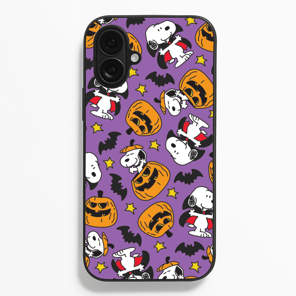 Cartoon Beagle Halloween Pattern Phone Case