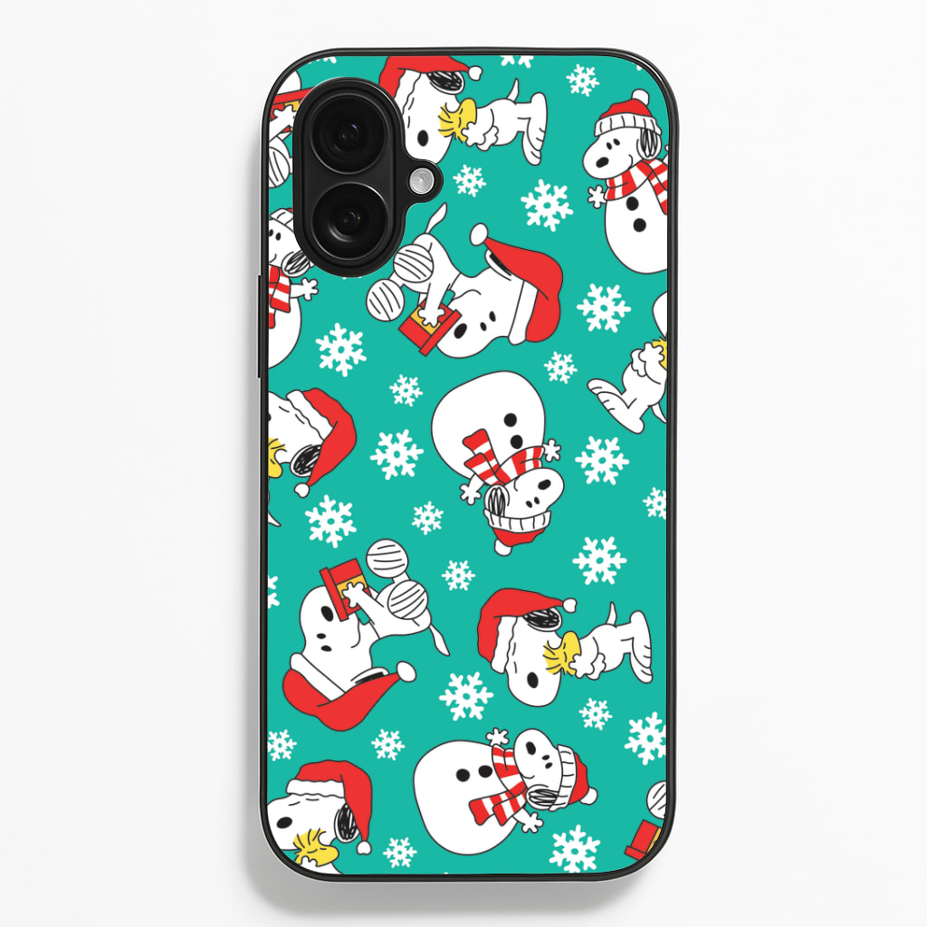 Christmas Cartoon Beagle Pattern Phone Case