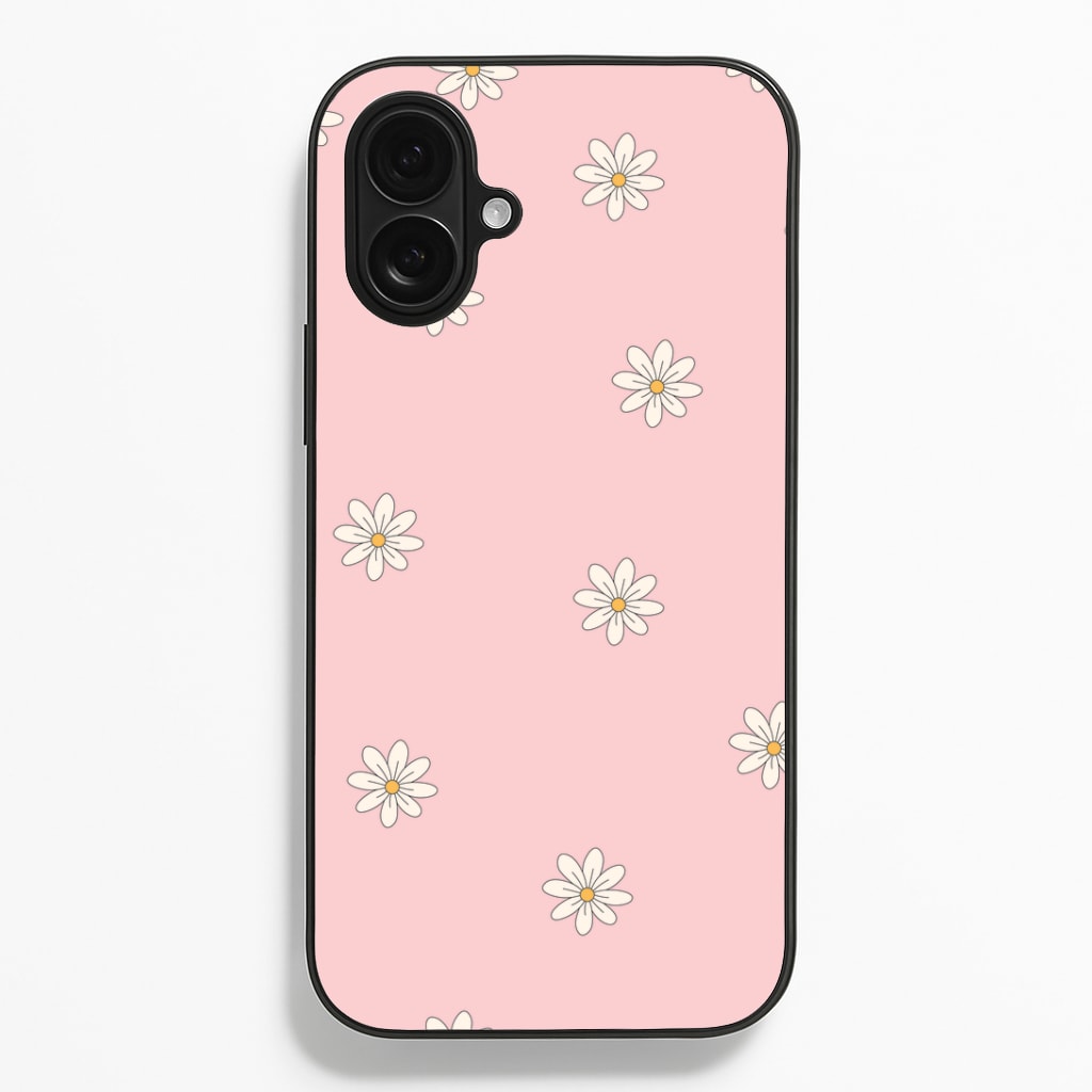 Dusty Pink Daisy Pattern Phone Case