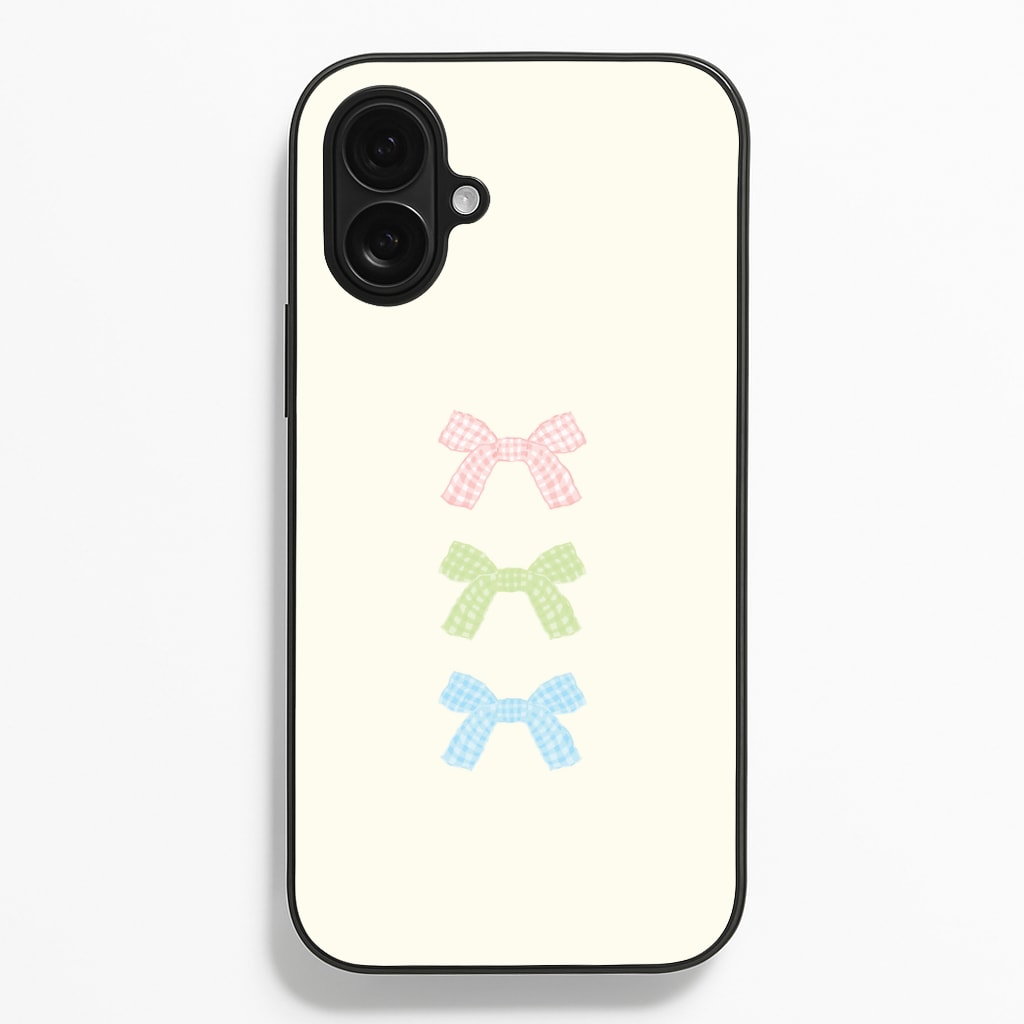 Gingham Tiered Ties Phone Case