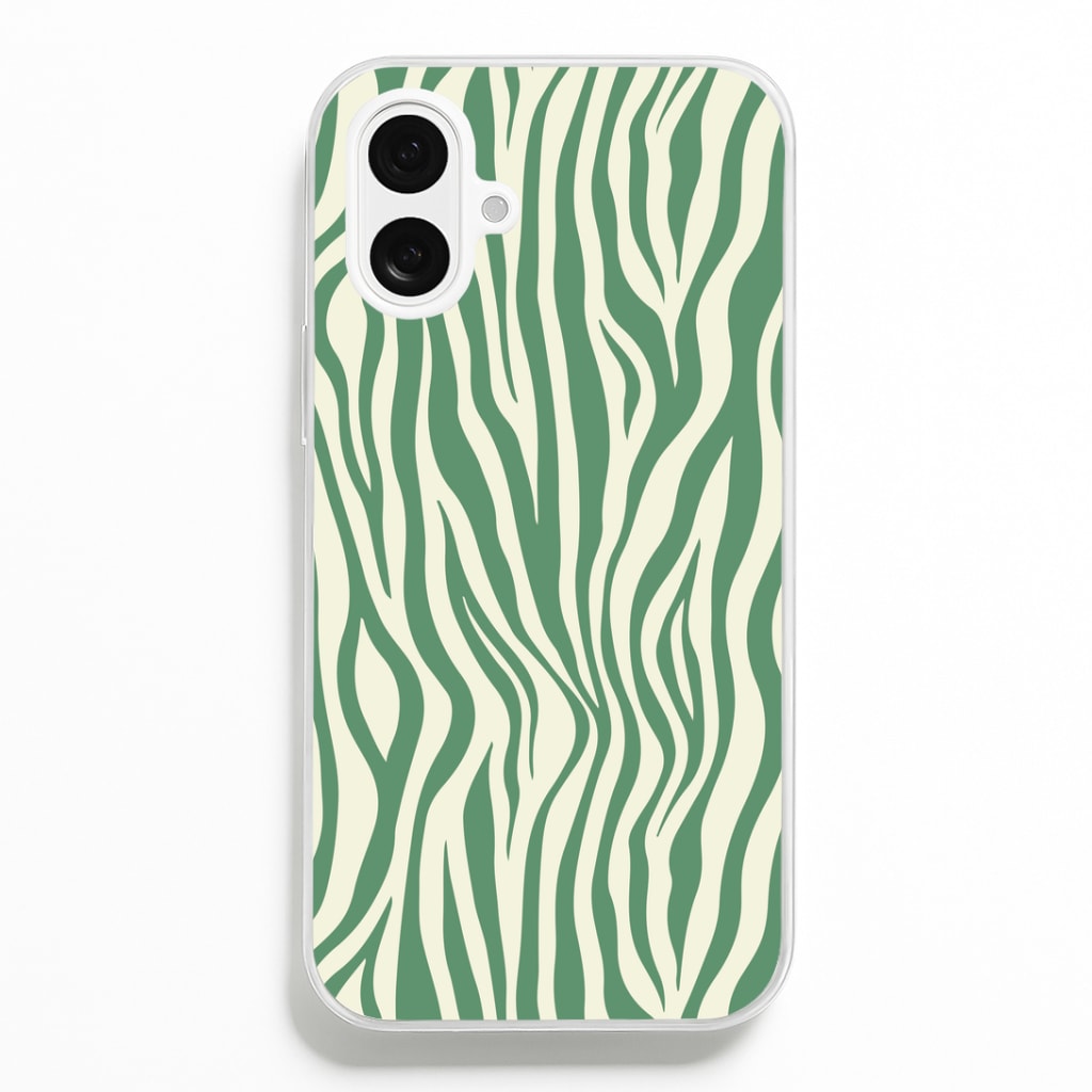 Green Zebra - Animal Patterns Phone Case