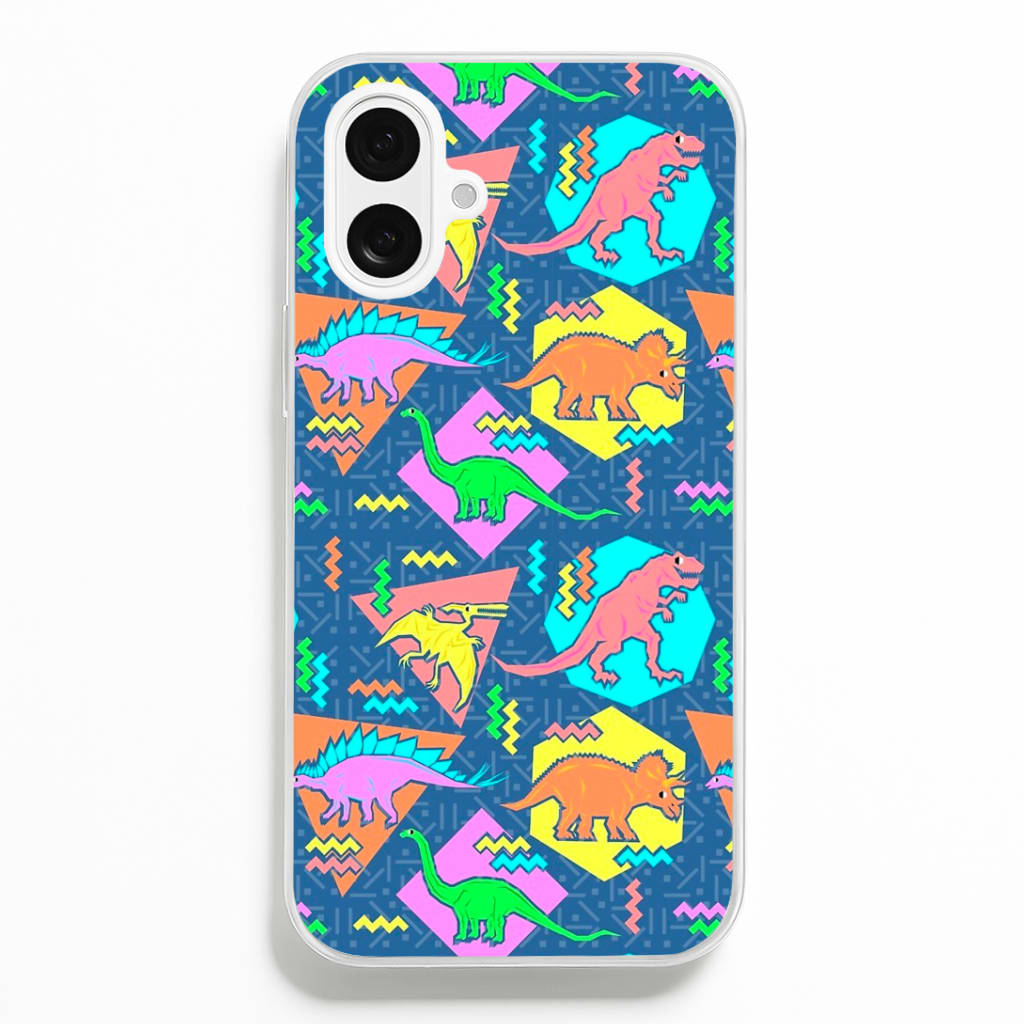 Nineties Dinosaurs Pattern Phone Case