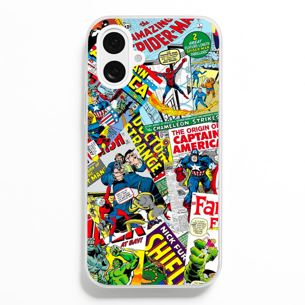 Superhero Comic Comics Pattern Phone Case