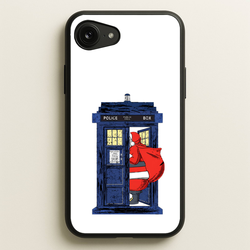 Santa's Tardis Phone Case