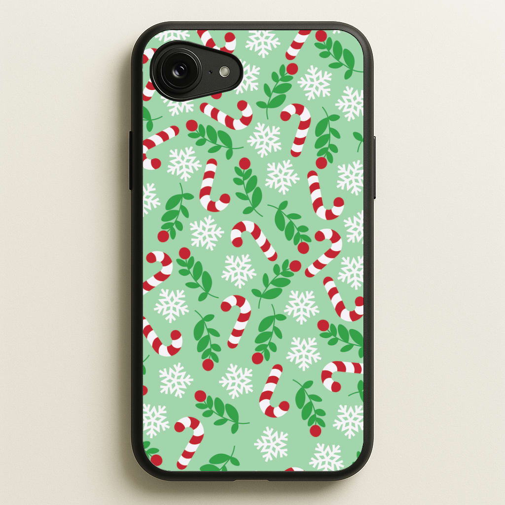 Snow Green Pattern Phone Case