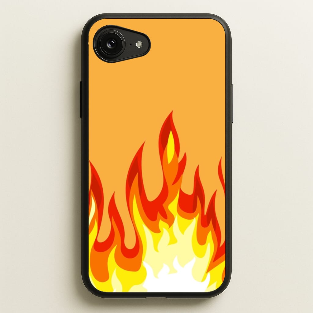 Orange Flame Phone Case