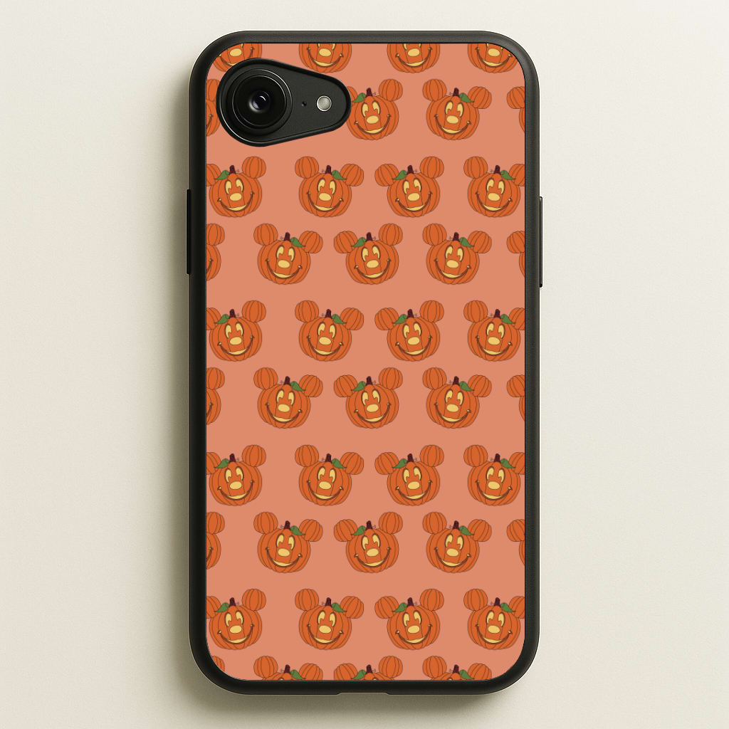 Mouse Pumpkin Pattern Halloween Phone Case