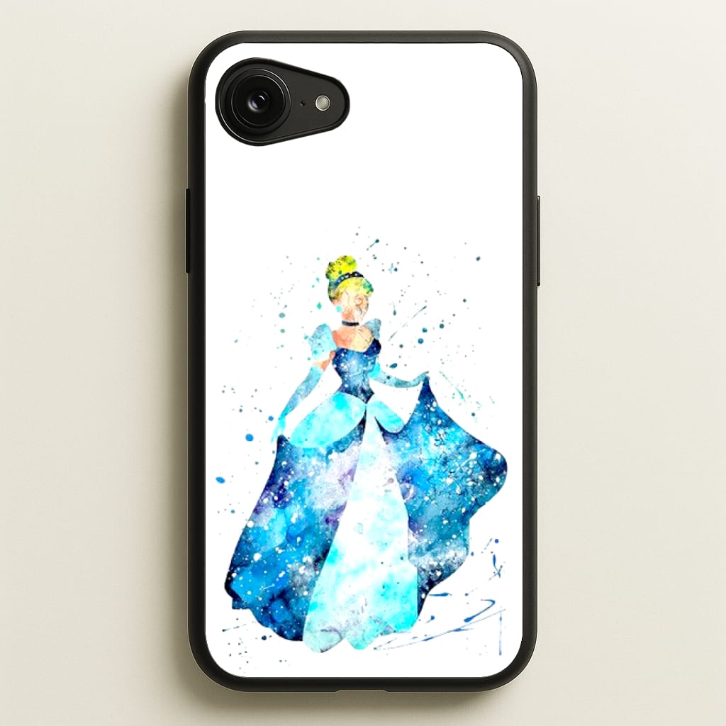 Watercolour Cinderella Fairytale Phone Case