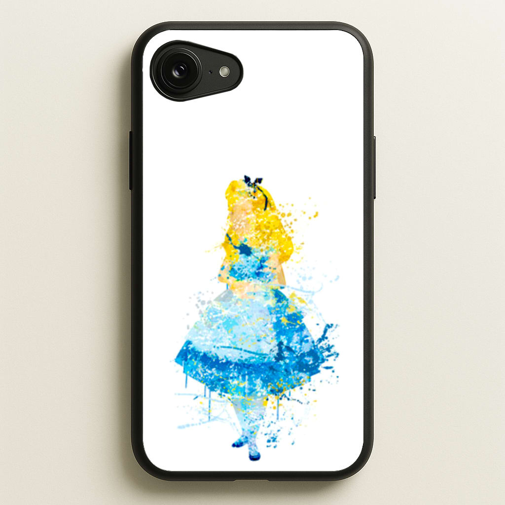 Watercolour Alice in Wonderland Fairytale Phone Case