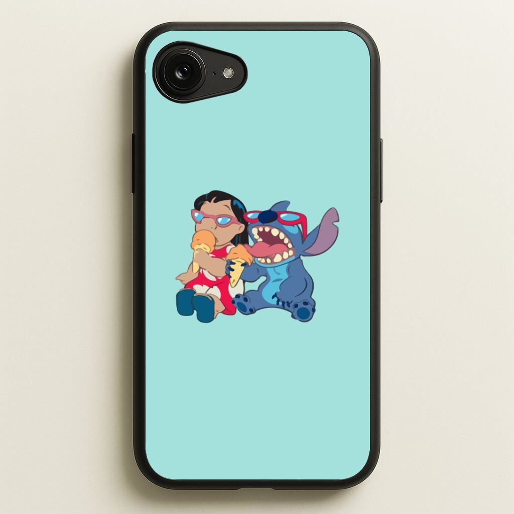 Ice Cream Alien Blue Phone Case