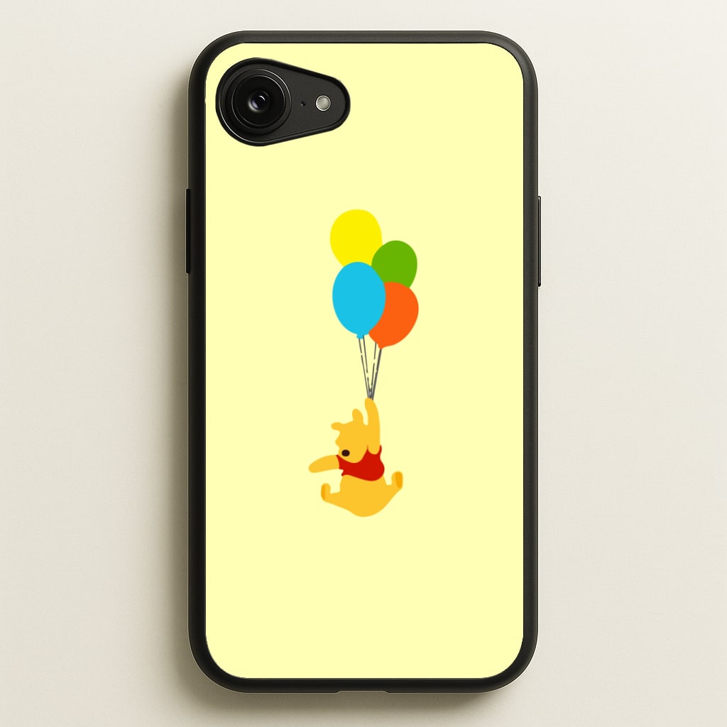 Pooh On Balloons Phone Case