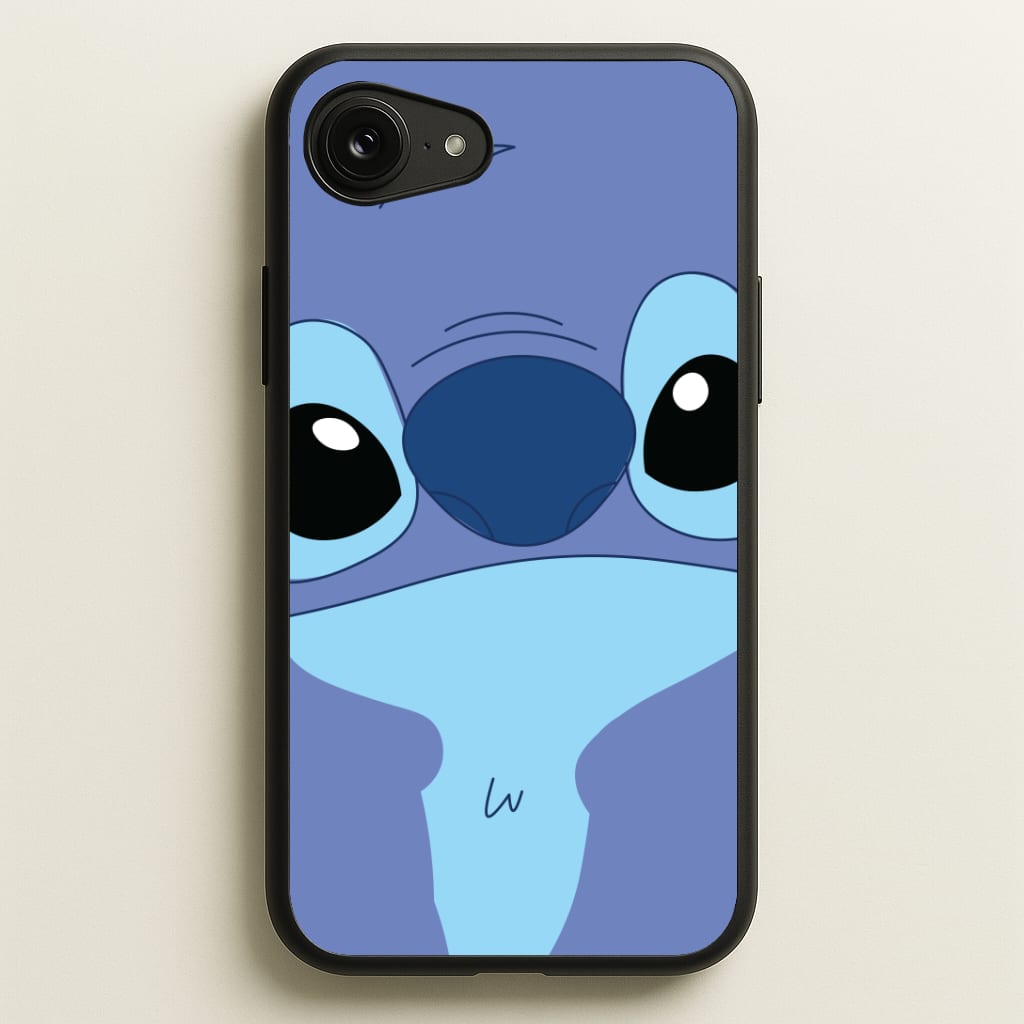 Blue Alien Face Phone Case