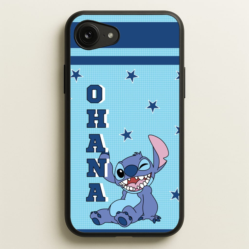 Blue Alien Ohana Phone Case