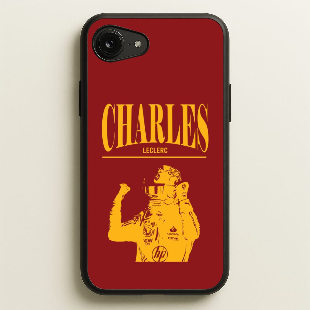 Charles Red And Gold Phone Case