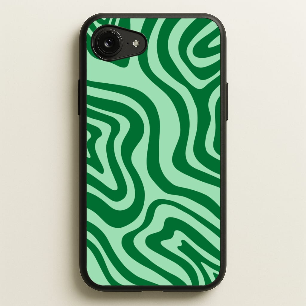 Green Abstract Halloween Phone Case