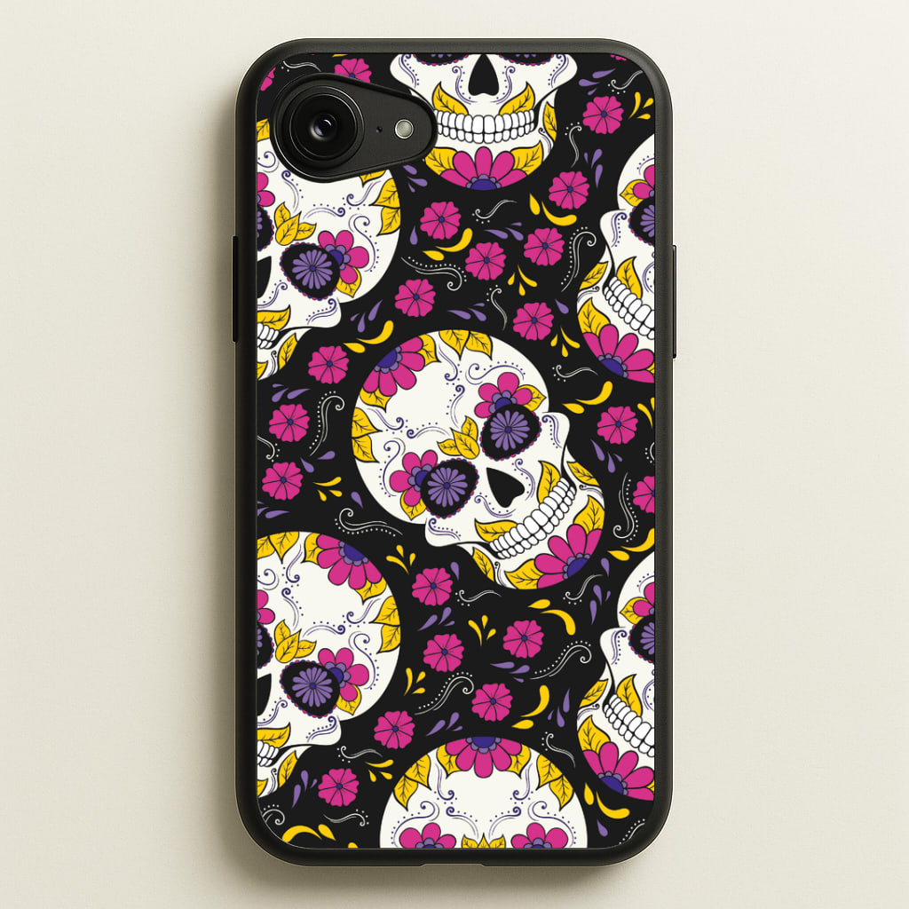 Calavera Pattern - Halloween Phone Case