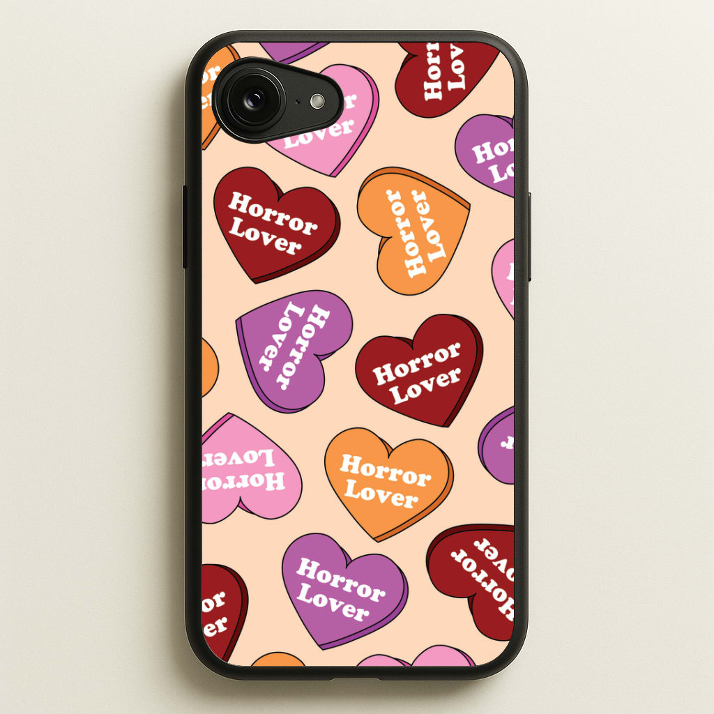 Horror Lover Hearts Pattern Phone Case