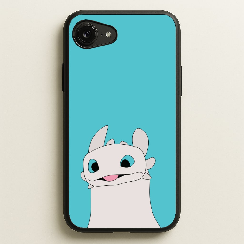 White Fury Dragon Phone Case