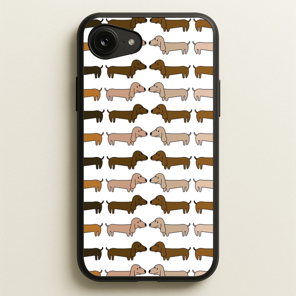 Collage - Dachshunds Phone Case