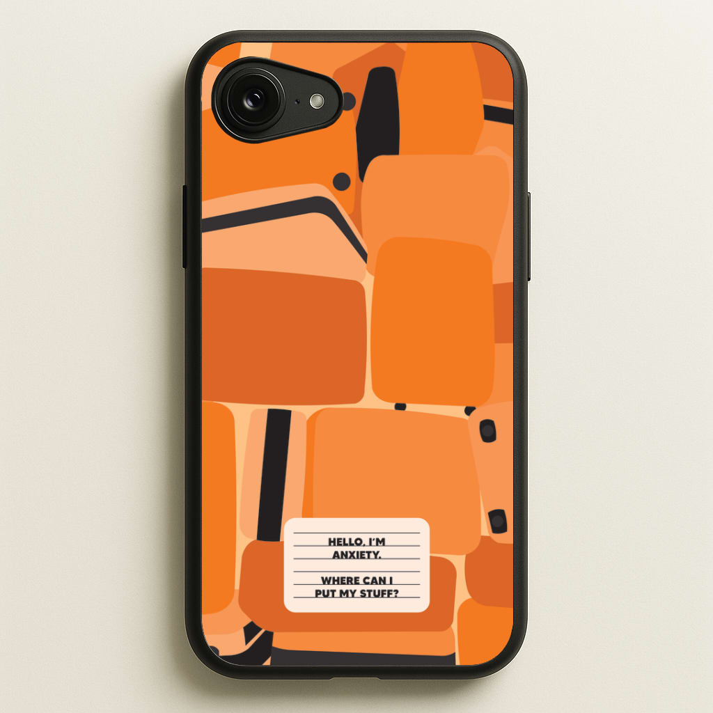 Hello I'm Anxiety - Inside Out Phone Case