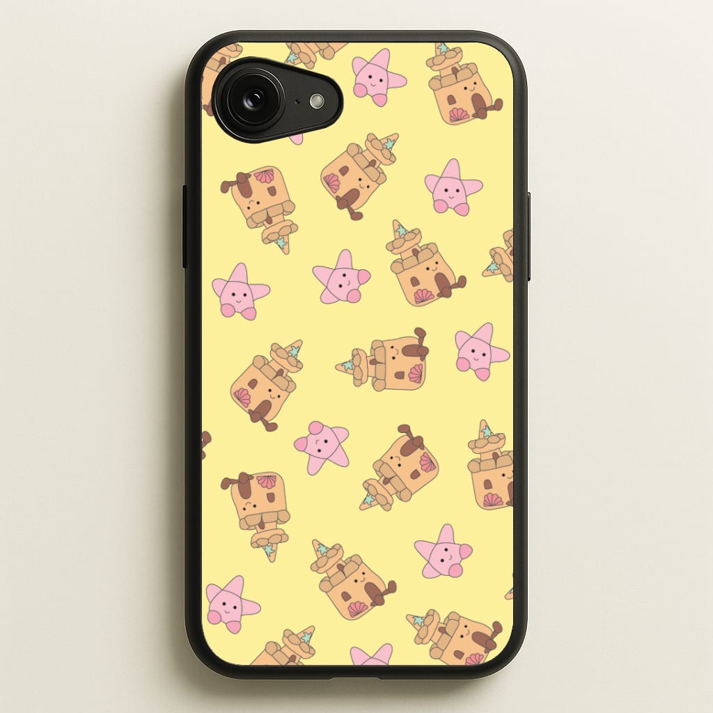 Sandcastles And Stars Pattern Phone Case