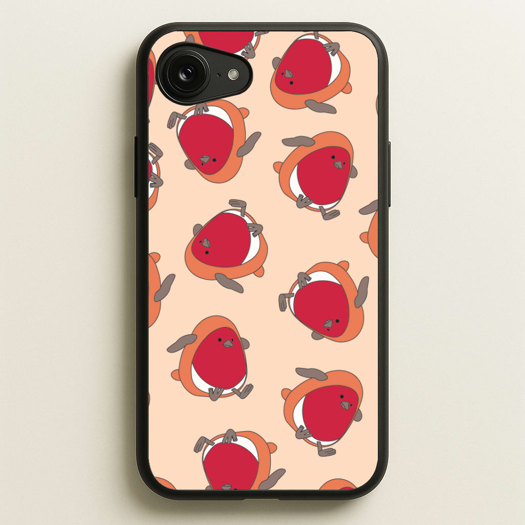 Christmas Robin Plush Pattern Phone Case