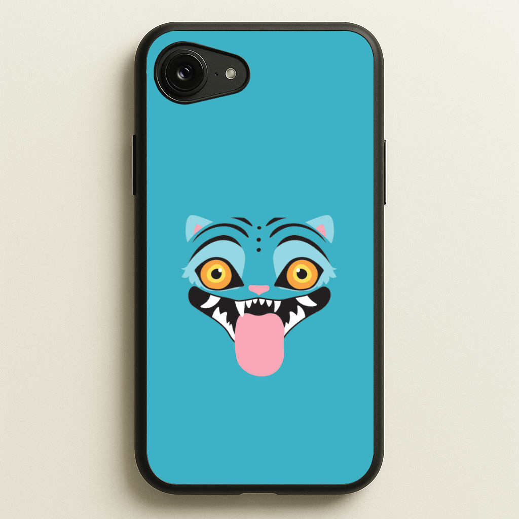 Demon Cat Face Phone Case