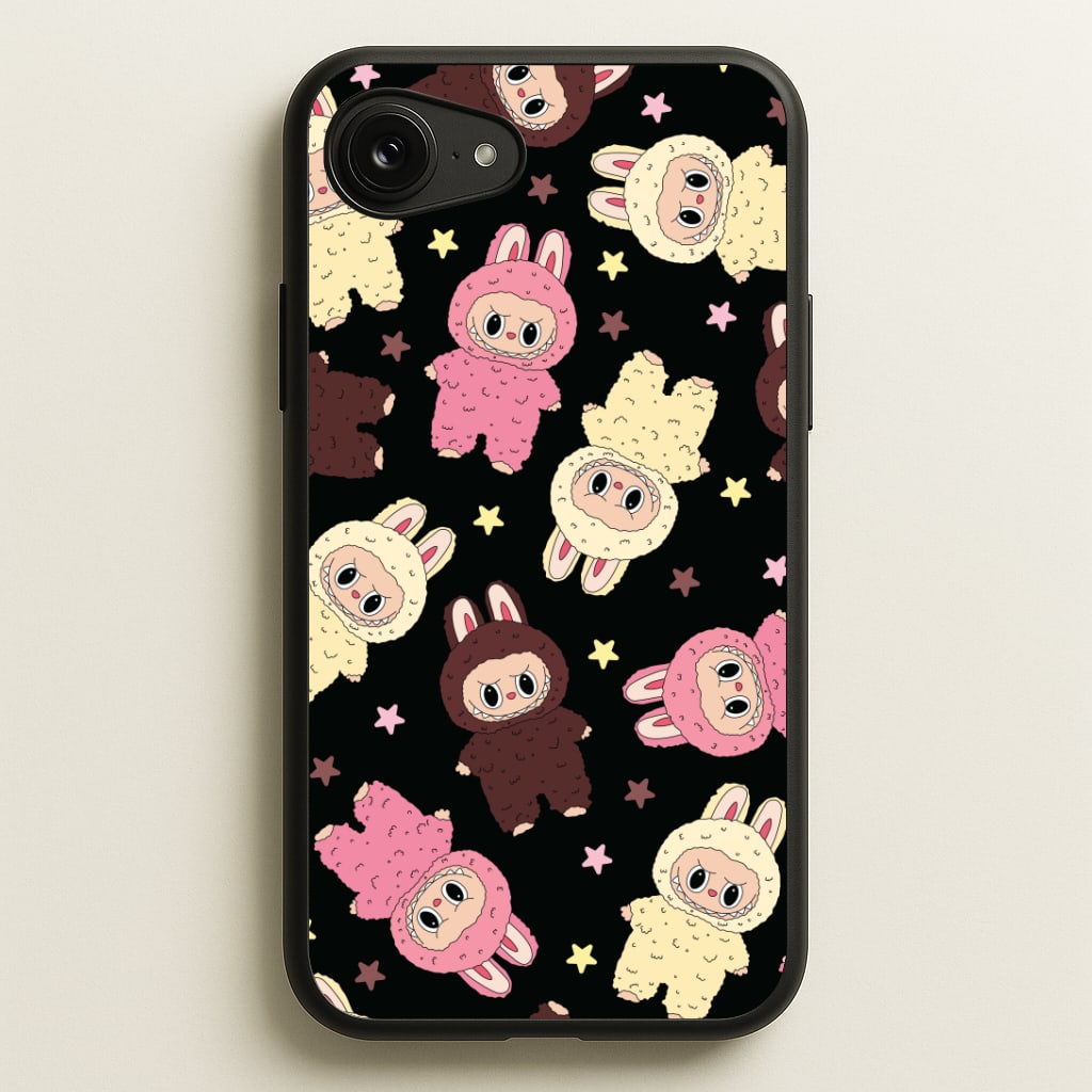 Cute Monsters And Stars Pattern Phone Case