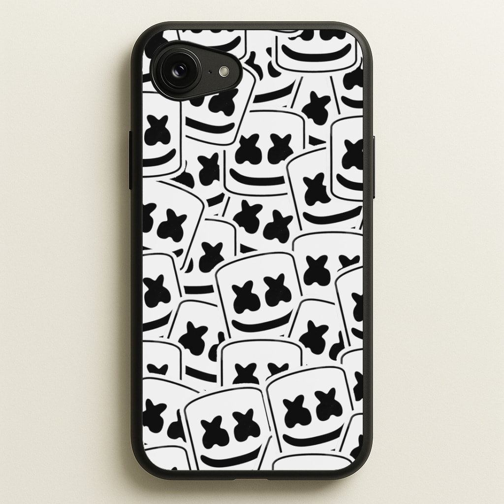 Collage - White Helmet DJ Phone Case