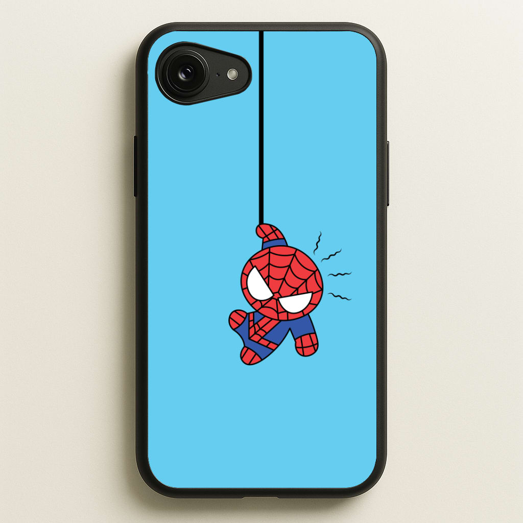 Blue Hanging Spider Hero Phone Case