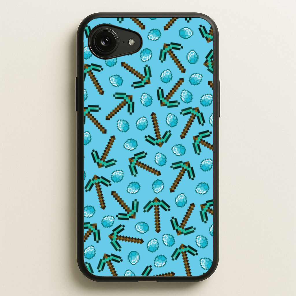 Diamond Axe Pattern Phone Case