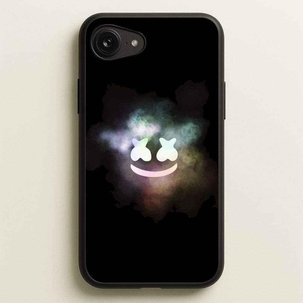 Black White Helmet DJ Smoke Phone Case