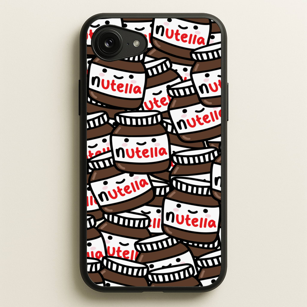 Cute Nutella Pattern Phone Case