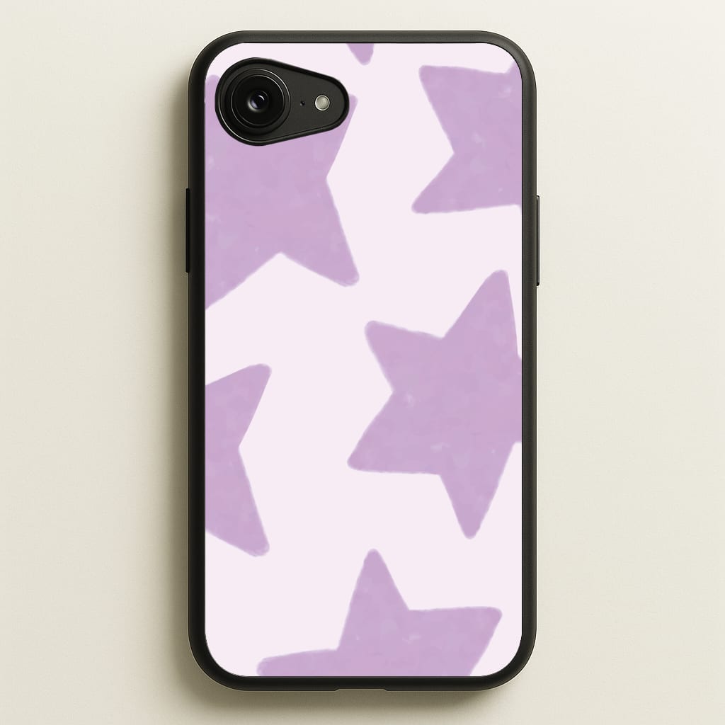 Lilac Stars Phone Case