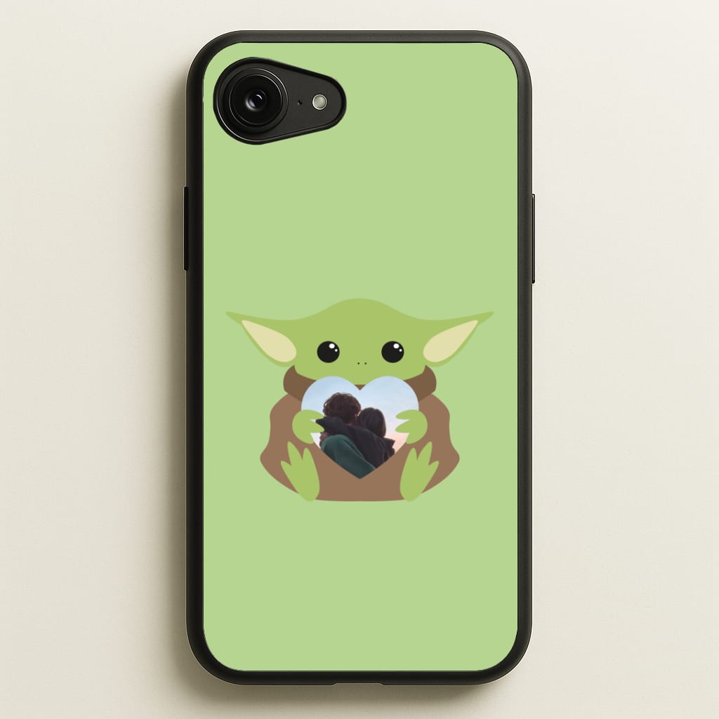 Baby Yoda - Personalised Couples Phone Case