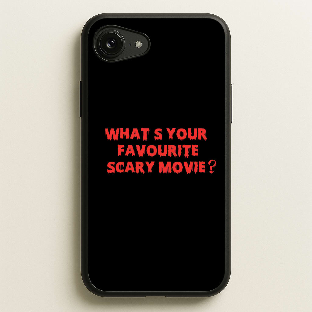 What's Your Favourite Scary Movie - Scream Phone Case