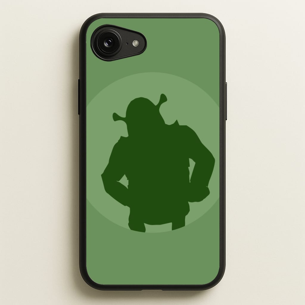Green Ogre Outline Phone Case