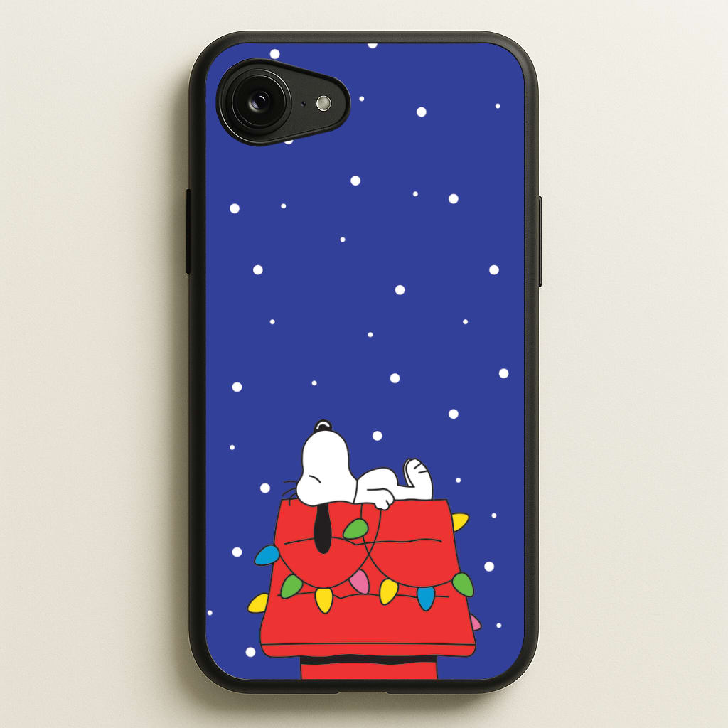 Cartoon Beagle Fairylights Phone Case