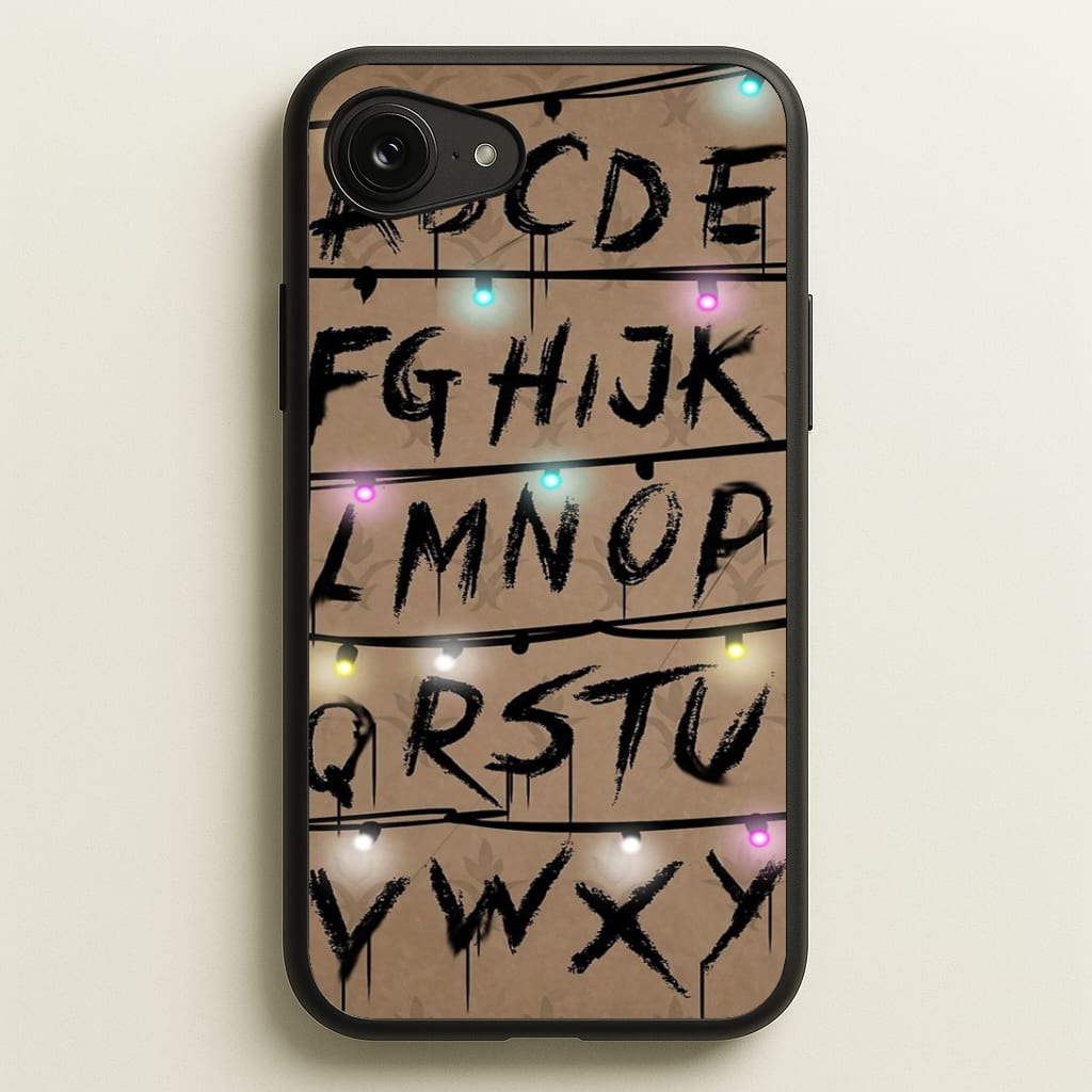 Stranger Alphabet Wall Phone Case