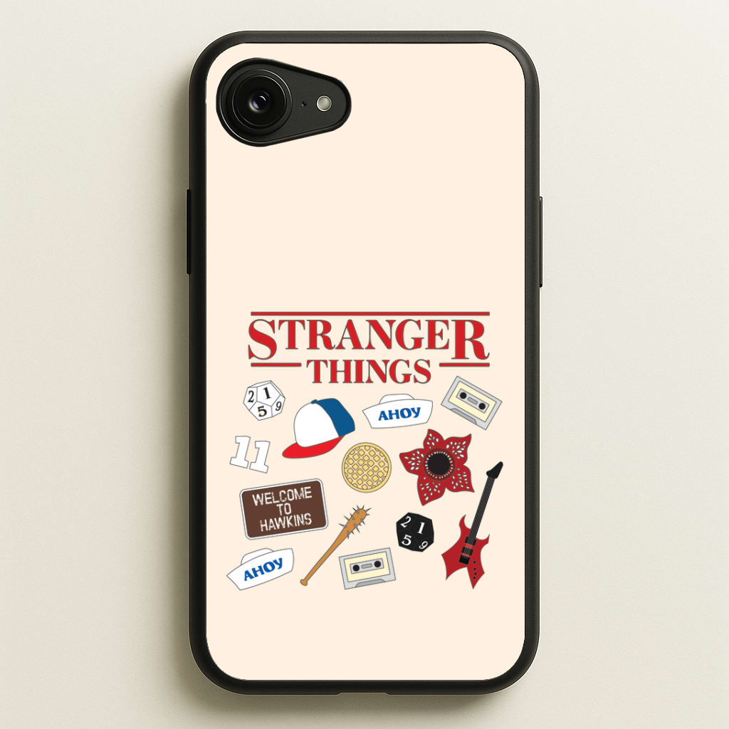 Stranger Things Cartoon Icons Phone Case