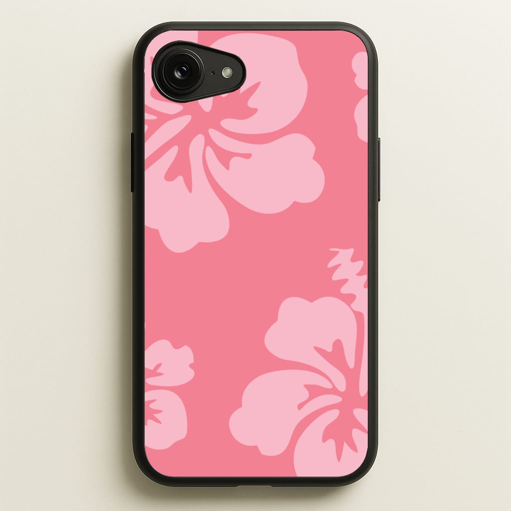 Pink Hawaiian Flowers Pattern Phone Case