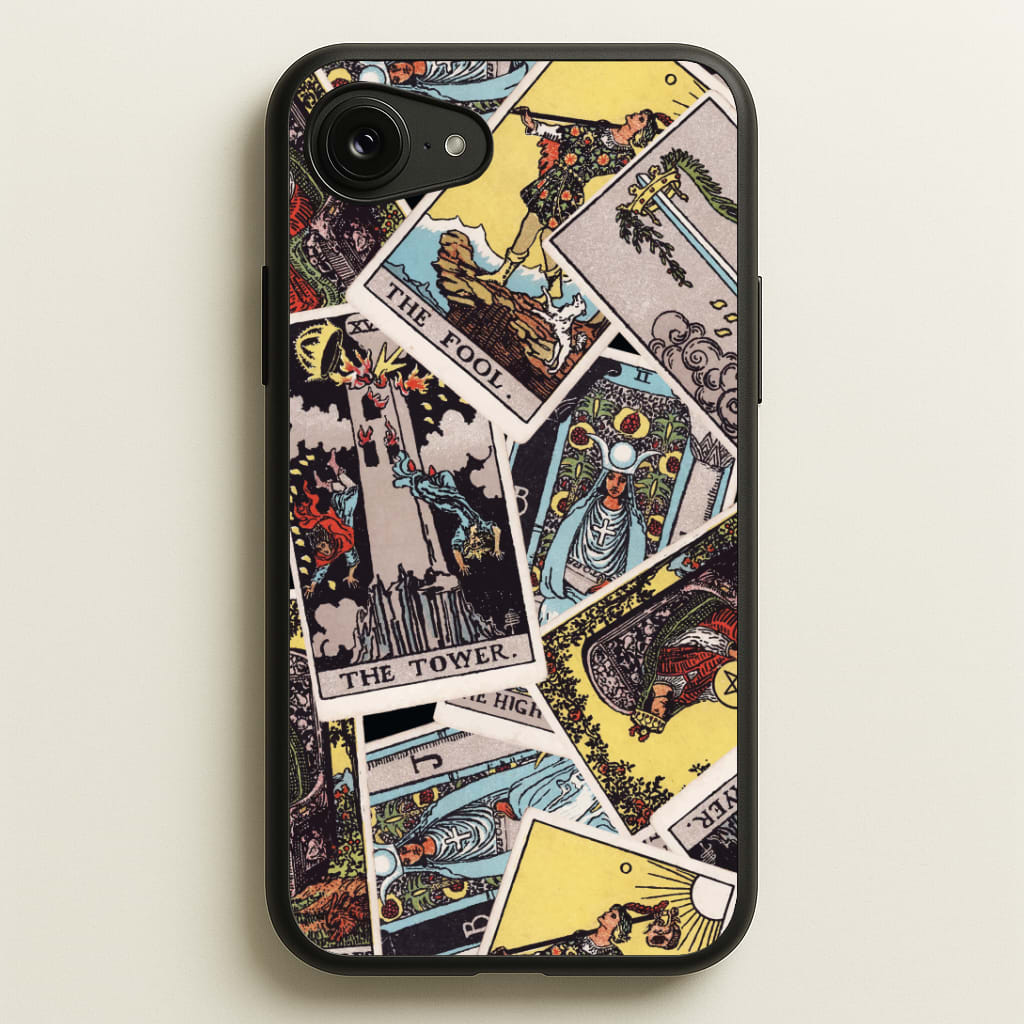 Tarot Cards Collage Pattern Phone Case