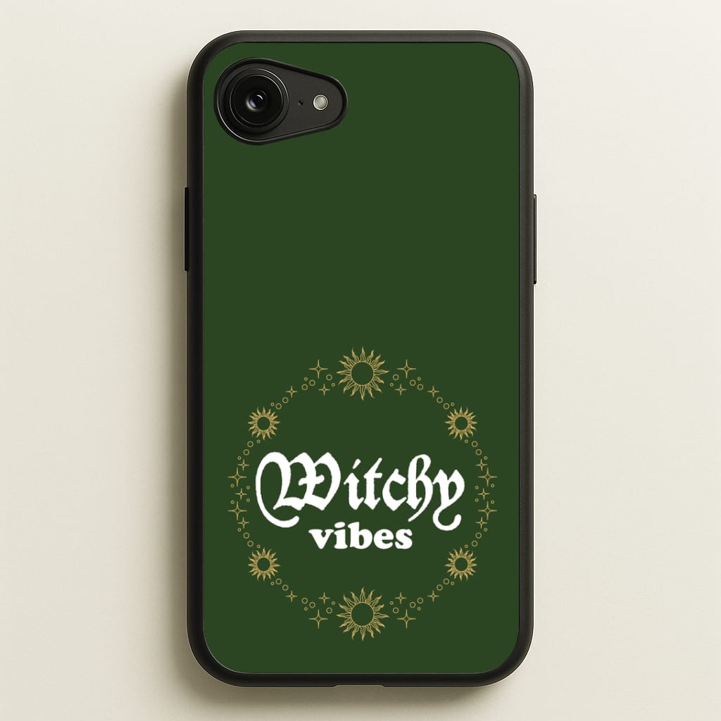 Witchy Vibes Green Phone Case