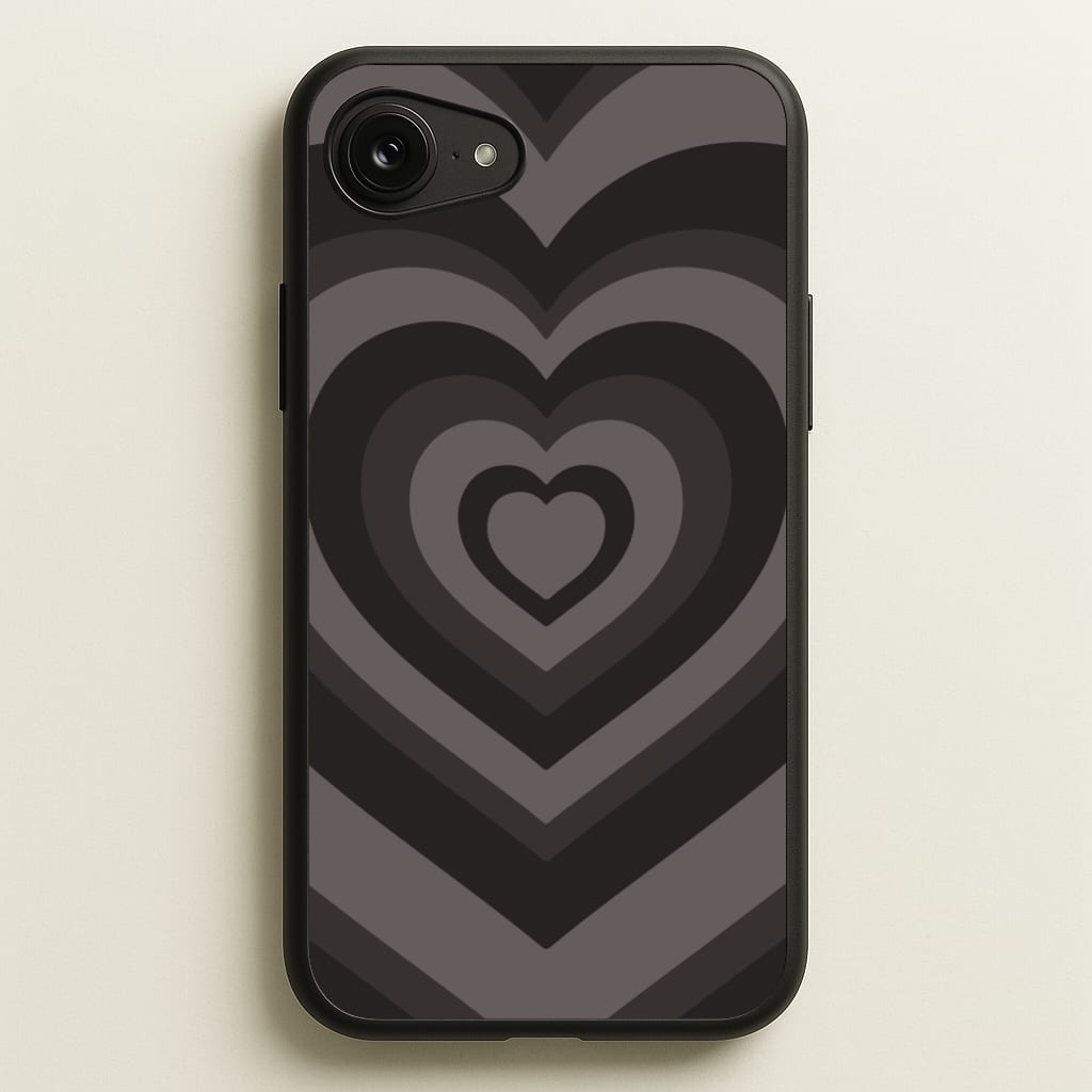Abstract Black Heart Phone Case