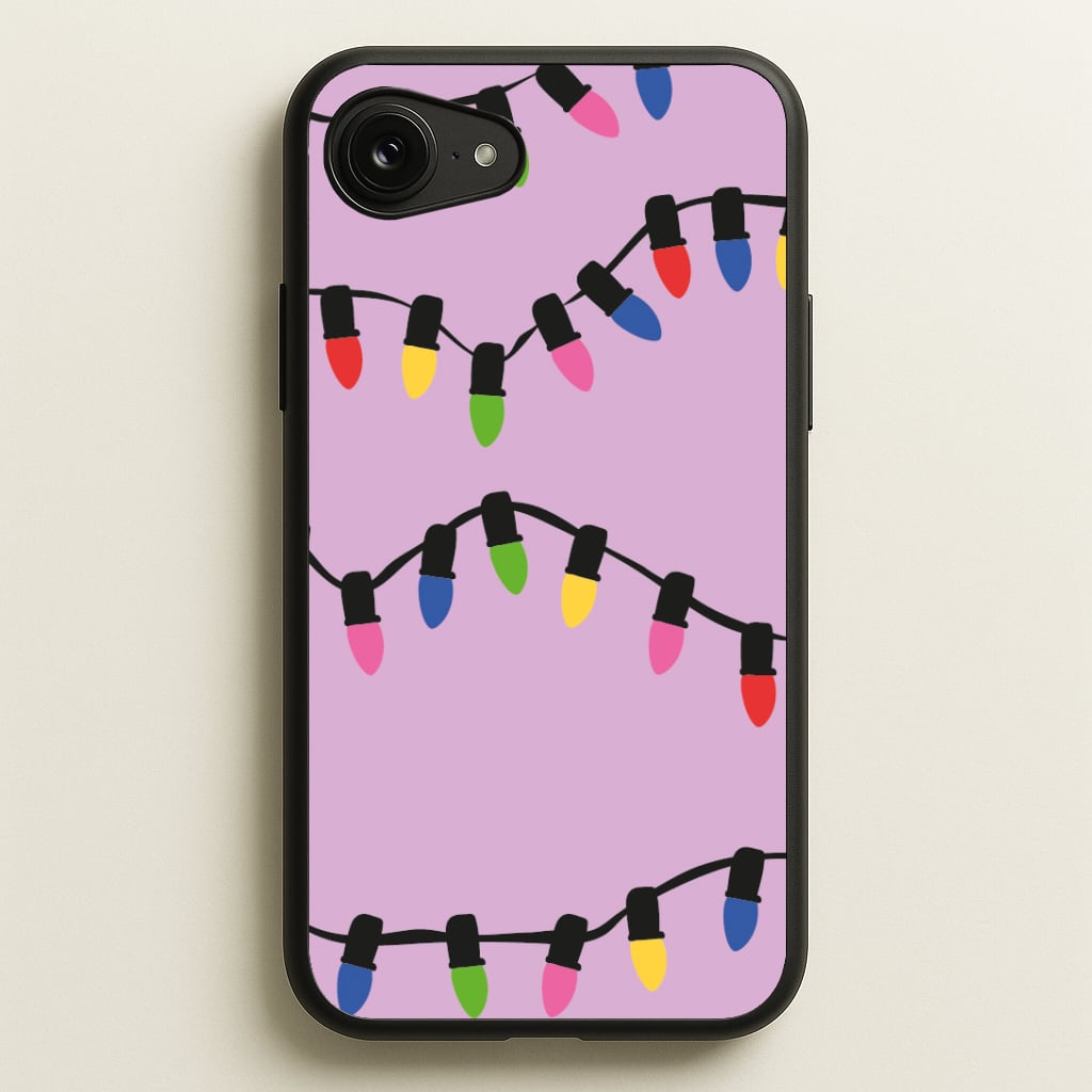 Pink Lights - Christmas Patterns Phone Case